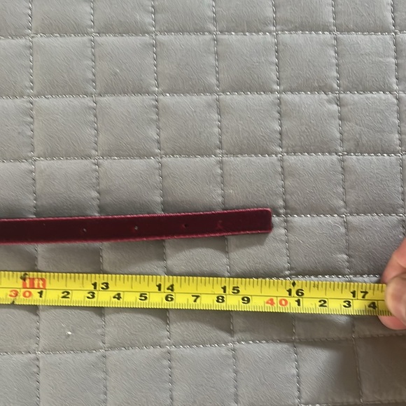 Ralph Lauren necklace (Choker)Black Velvet reversible to burgundy - Picture 5 of 6